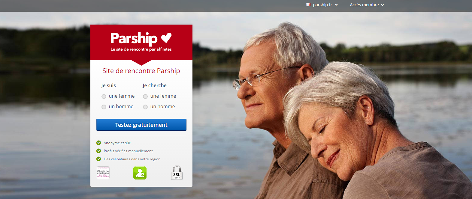 Parship une plateforme dédiée aux seniors